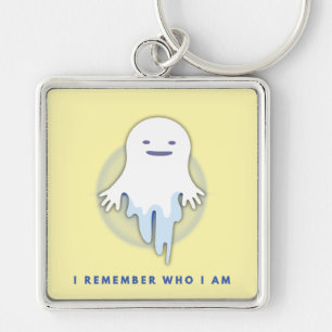 Cute Ghost – I Remember Who I Am Keychain