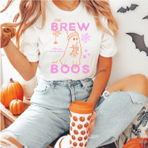 Cute Ghost Iced Coffee Cold Brew And Boos Graphic