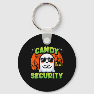 Cute Ghost Kids Halloween - Candy Security - Funny Keychain