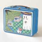 Cute Ghost Kurt Spoopyton Lunchbox métallique