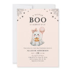 Cute Ghost Little Boo Halloween Baby Shower