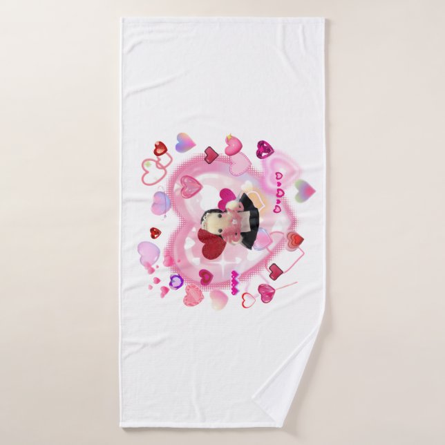 Cute Ghost Maid Bath Towel (Bath Towel)