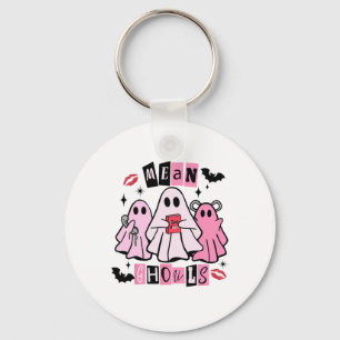 Cute Ghost Mean Ghouls Funny Halloween Costume Spo Keychain
