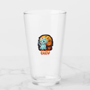 Cute Ghost Nurse - Boo Boo Crew Halloween Fun Clas Glass