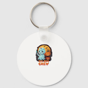Cute Ghost Nurse - Boo Boo Crew Halloween Fun Clas Keychain