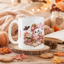 Cute Ghost Personalized Pumpkin Season Mug
