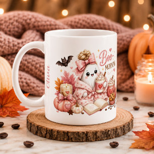 Cute Ghost Personalized Pumpkin Season Mug