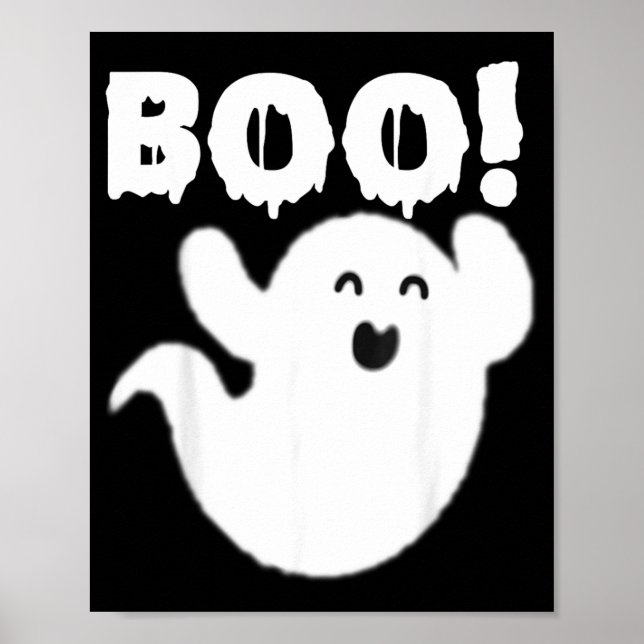 Cute Ghost Poster (Front)
