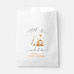 Cute Ghost Pumpkin Boo Halloween Baby Shower  Favour Bag