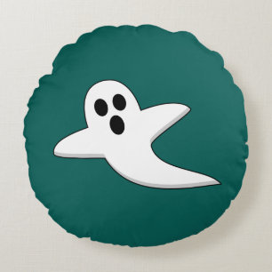Cute Ghost Round Pillow