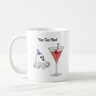 Cute Ghost & Spooky Cocktail Coffee Mug