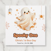 Cute Ghost Spooky One Halloween 1st Birthday 