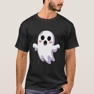 Cute Ghost T-Shirt Funny Kawaii Halloween Ghost