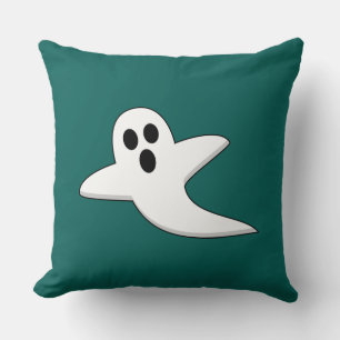 Cute Ghost Throw Pillow
