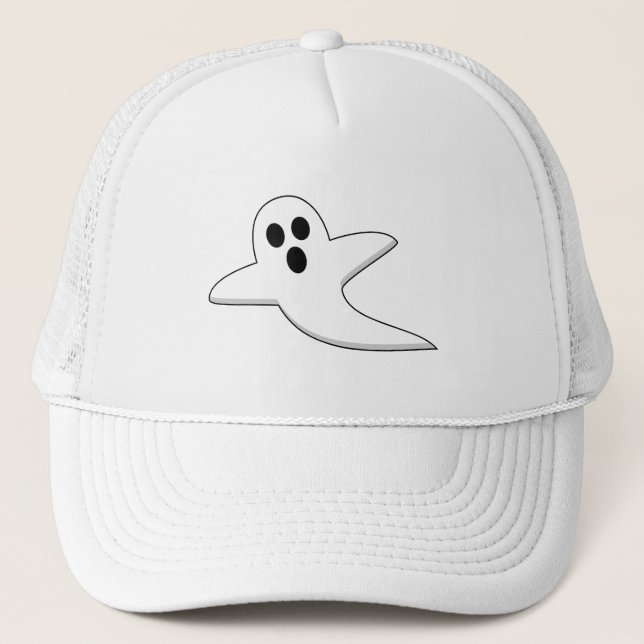Cute Ghost Trucker Hat (Front)