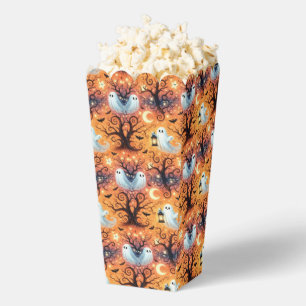 Cute Ghost, Twisted Trees, Moons and Bats Favor Box