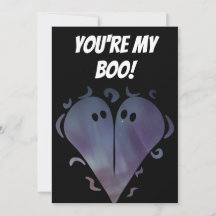 Cute Ghost Valentines Day Card