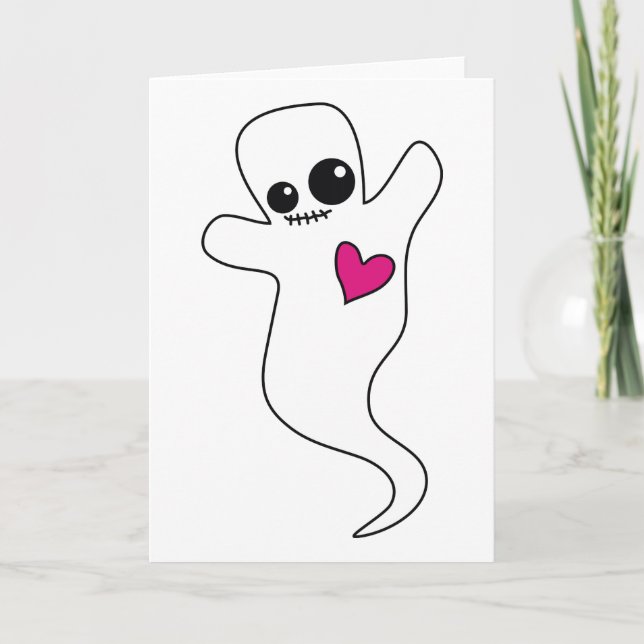 Cute Ghostie Card (Front)
