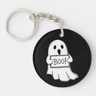Cute Ghostly BOO Fun Keychain