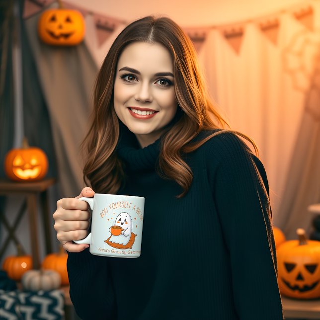 Cute Ghostly Coffee Break Mug (Creator Uploaded)