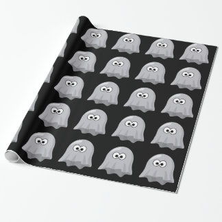 Cute Ghosts Halloween Birthday Wrapping Paper