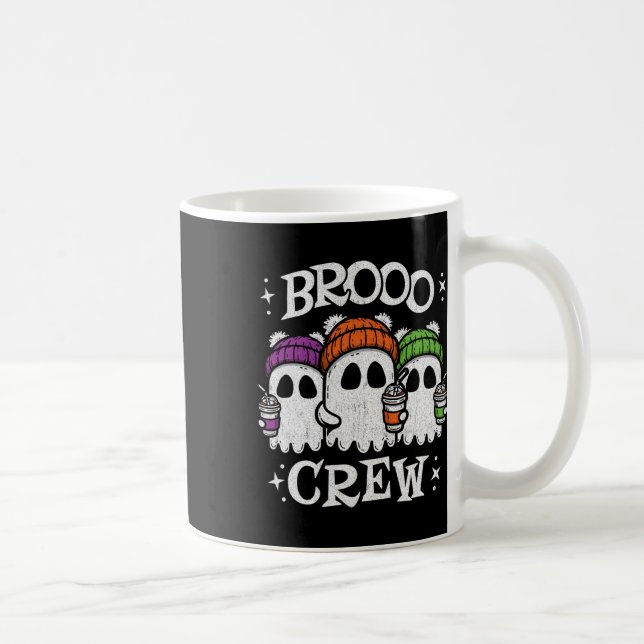 Cute Ghosts Ice Coffee - Halloween Ghost Coffee -  Mug (Right)