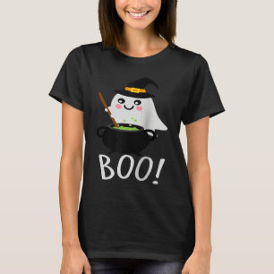 Cute Ghosts with Magic Cauldroon  Magic Potion Boo T-Shirt