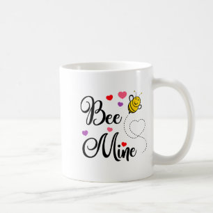 Cute Gift Bee Mine Valentine Shirt Valentines Day Coffee Mug