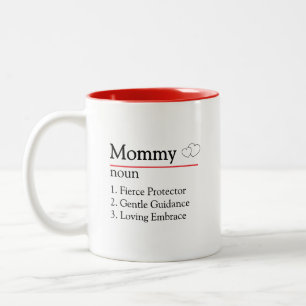 Cute Gift for Mom Two-Tone Coffee Mug