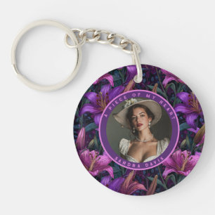 Cute Gift Ideas Floral Lilies Keychain