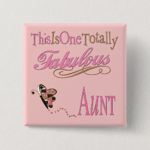 Cute Gifts For Aunts 2 Inch Square Button