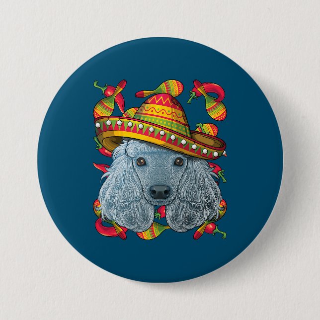  Cute Gifts for Dog Lovers with Poodle 3 Inch Round Button (Front)