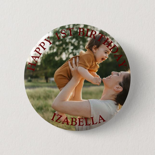 Cute Gifts Happy birthday  2 Inch Round Button (Front)