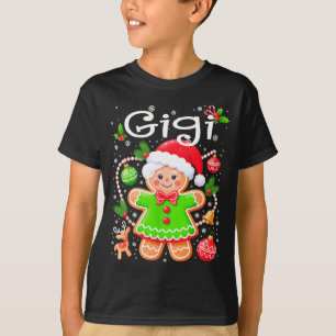 Cute Gigi Gingerbread Family Matching Christmas Co T-Shirt