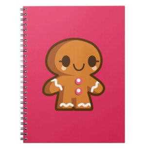 Cute Gingberbread Man Notebook