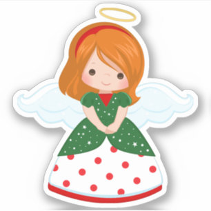 Cute Ginger Christmas Angel