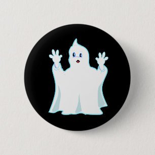 Cute Ginger Ghost 2 Inch Round Button