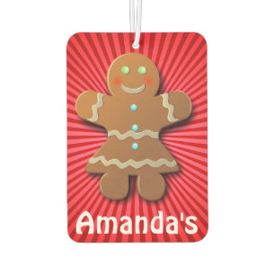 Cute Gingerbread Cookie Air Freshener