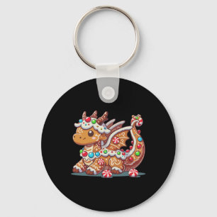 Cute Gingerbread Dragon Christmas Dragon Lover Xma Keychain