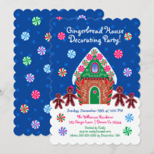 Cute Gingerbread House Decorating Party Christmas
