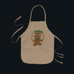 Cute Gingerbread Kids Apron for the Holidays<br><div class="desc">What a special way to bake Christmas Cookies. Perfect gift for the cook in the family. Sweet gift for a chef. Spice up your Holiday gatherings. Look your best. Adult sizes too!</div>