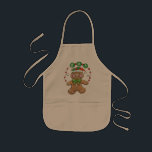 Cute Gingerbread Kids Apron for the Holidays<br><div class="desc">What a special way to bake Christmas Cookies. Perfect gift for the cook in the family. Sweet gift for a chef. Spice up your Holiday gatherings. Look your best. Adult sizes too!</div>