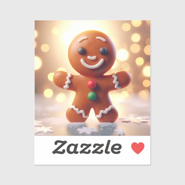 Cute gingerbread man cookie (Sheet)