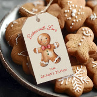 Cute Gingerbread Man Personalized Holiday Baking