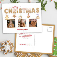 Cute Gingerbread Merry Christmas Multiphoto