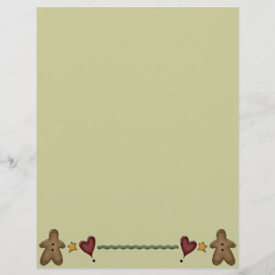 Cute Gingerbread Recipe Page