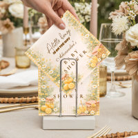 Cute Gingham Honey Bee Baby Shower