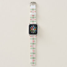 Cute Gingham Kawaii Apple Watch Band