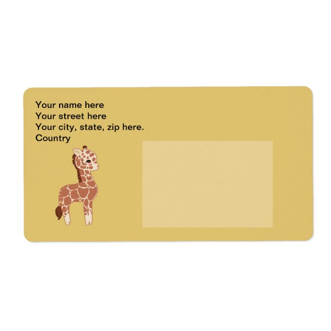 Cute Giraffe (Devant)