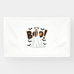 Cute Giraffe Boo Halloween Costume Zoo Lover _3 Banner